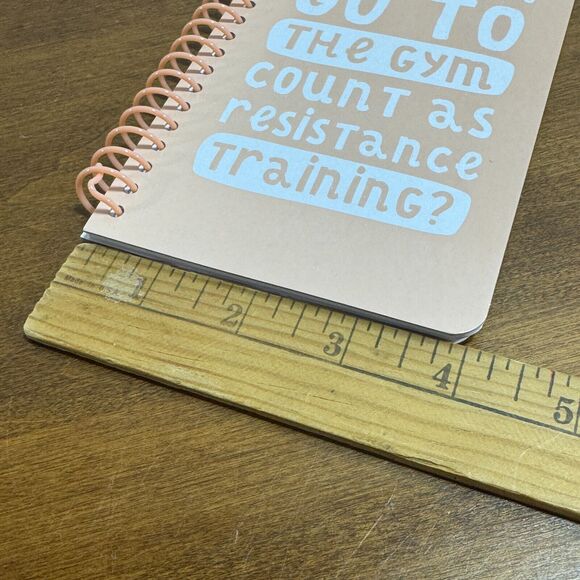 Funny Notebook Resistance Training Spiral Small 4x6 Journal - Picture 5 of 6